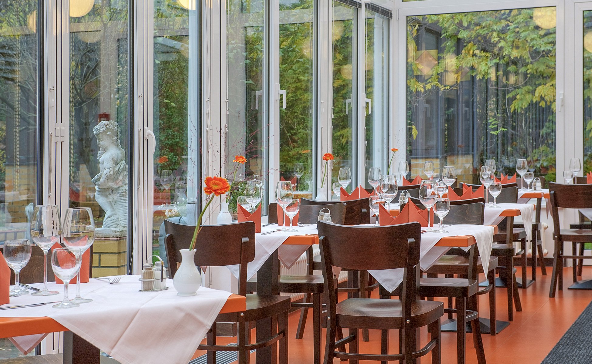 Hotel-Grenzfall Restaurant im Wintergarten